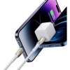 Кабель Baseus Glimmer Series Fast Charge USB-C to Lightning 1m White (CADH000002)