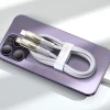 Кабель Baseus Glimmer Series Fast Charge USB-C to Lightning 2m Black (CADH000101)