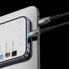 Кабель Baseus Glimmer Series Fast Charge USB-C to Lightning 2m Black (CADH000101)