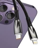 Кабель Baseus Glimmer Series Fast Charge USB-C to Lightning 2m Black (CADH000101)