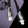 Кабель Baseus Glimmer Series Fast Charge USB-A to Lightning 2m Black (CADH000301)