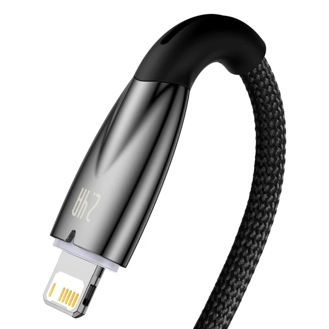 Кабель Baseus Glimmer Series Fast Charge USB-A to Lightning 2m Black (CADH000301)