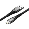 Кабель Baseus Glimmer Series Fast Charge USB-A to Lightning 2m Black (CADH000301)