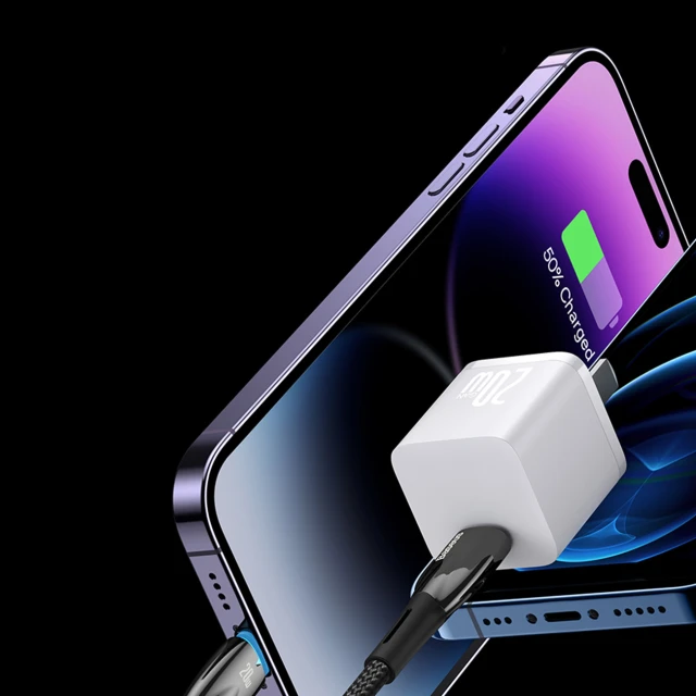 Кабель Baseus Glimmer Series Fast Charge USB-C to USB-C 100W 1m Black (CADH000701)