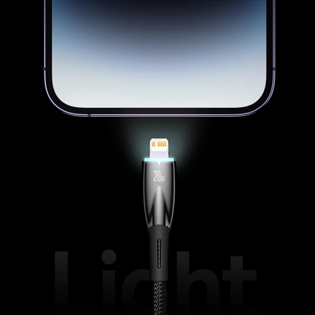 Кабель Baseus Glimmer Series Fast Charge USB-C to USB-C 100W 1m Black (CADH000701)