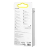 Кабель Baseus Flash Series II 3-in-1 Fast Charging USB-A to USB-C/Lightning/microUSB 66W 1.2m Blue (CASS040003)