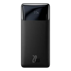 Портативний зарядний пристрій Baseus Bipow Fast Charging 10000 mAh 20W with USB-A to Micro-USB 0.25m Cable Black (PPBD050301)