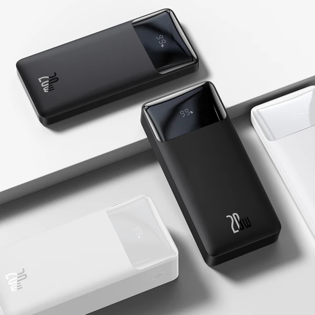 Портативний зарядний пристрій Baseus Bipow Fast Charging 10000 mAh 20W with USB-A to Micro-USB 0.25m Cable Black (PPBD050301)