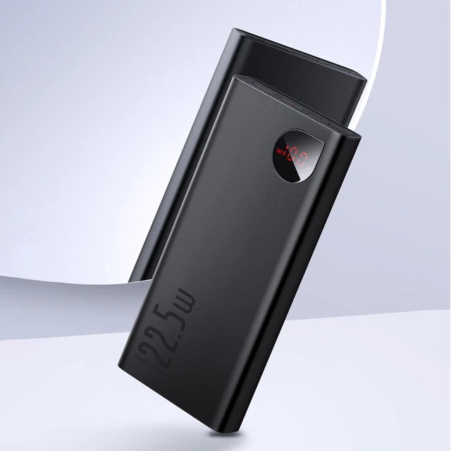Портативний зарядний пристрій Baseus Adaman Fast Charging 22.5W 20000mAh with USB-A to USB-C Cable Black (PPAD070101)