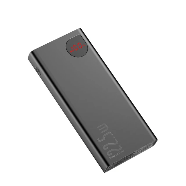 Портативний зарядний пристрій Baseus Adaman Fast Charging 22.5W 20000mAh with USB-A to USB-C Cable Black (PPAD070101)