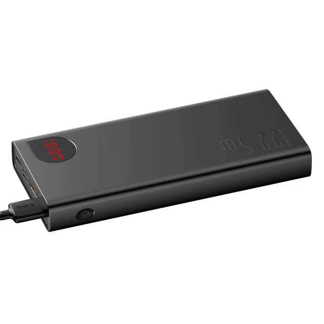 Портативний зарядний пристрій Baseus Adaman Fast Charging 22.5W 20000mAh with USB-A to USB-C Cable Black (PPAD070101)