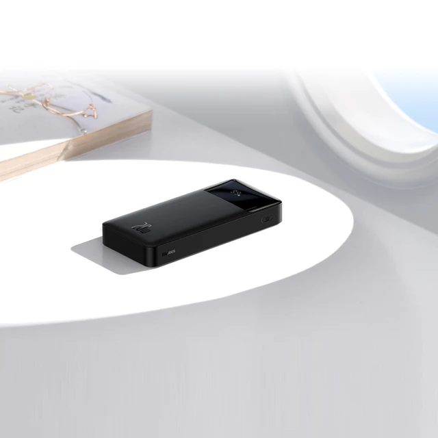 Портативний зарядний пристрій Baseus Bipow Fast Charging 10000 mAh 20W with USB-A to Micro-USB 0.25m Cable White (PPBD050502)