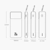Портативний зарядний пристрій Baseus Bipow Fast Charging 10000 mAh 20W with USB-A to Micro-USB 0.25m Cable White (PPBD050502)