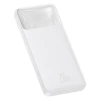 Портативний зарядний пристрій Baseus Bipow Fast Charging 10000 mAh 20W with USB-A to Micro-USB 0.25m Cable White (PPBD050502)
