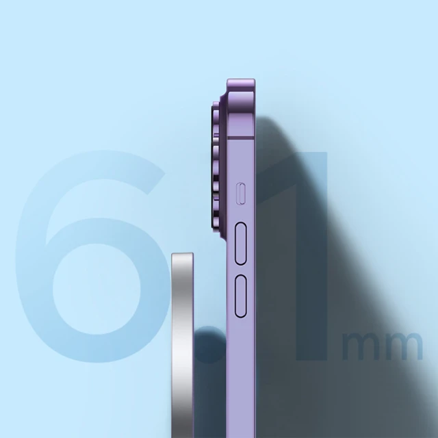 Бездротовий зарядний пристрій Baseus Simple Mini 3 15W Black with MagSafe (CCJJ040001)