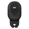 Автотримач з функцією бездротової зарядки Baseus Air Vent 15W Black (SUWX030001)