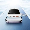 Портативний зарядний пристрій Baseus Qpow Digital Display Fast Charging 20W 10000mAh with Lighting Cable White (PPQD060002)