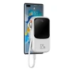 Портативний зарядний пристрій Baseus Qpow Digital Display Fast Charging 22.5W 10000mAh with USB-C Cable White (PPQD060102)