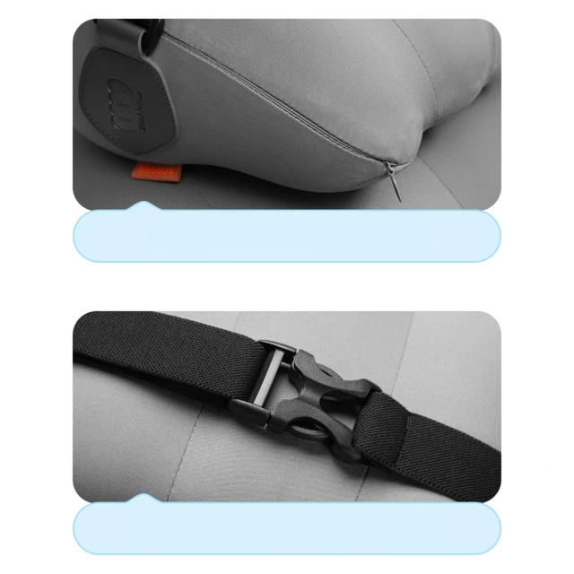 Автомобільна поперекова подушка Baseus ComfortRide Gray (CNYZ000013)