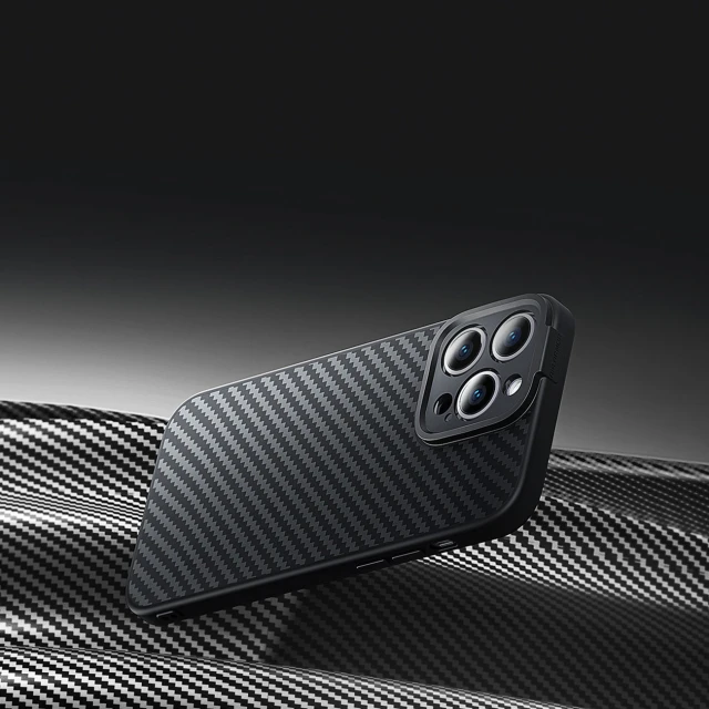 Чохол і захисне скло Baseus Synthetic Fiber для iPhone 14 Pro Max Black with MagSafe (ARQW000301)