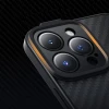 Чохол і захисне скло Baseus Synthetic Fiber для iPhone 14 Pro Max Black with MagSafe (ARQW000301)