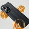 Чохол і захисне скло Baseus Synthetic Fiber для iPhone 14 Pro Max Black with MagSafe (ARQW000301)