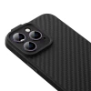Чохол і захисне скло Baseus Synthetic Fiber для iPhone 14 Pro Max Black with MagSafe (ARQW000301)