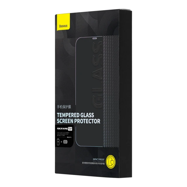 Захисне скло Baseus Tempered Glass 0.3mm with Speaker Cover для iPhone 14 Pro Transparent (SGXT000402)