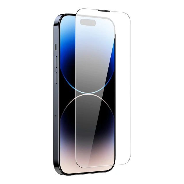 Захисне скло Baseus Tempered Glass 0.3mm with Speaker Cover для iPhone 14 Pro Max Transparent (SGXT000502)