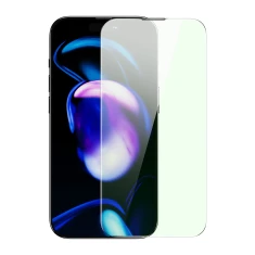 Захисне скло Baseus Anti-Blue 0.3mm with Speaker Cover для iPhone 14 Pro Transparent (SGXT001502)