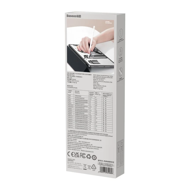 Стилус Baseus Smooth Writing 2 with LED Indicators Active для iPad White (SXBC060402)