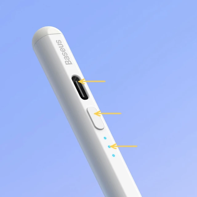 Стилус Baseus Smooth Writing 2 with LED Indicators Active для iPad White (SXBC060402)