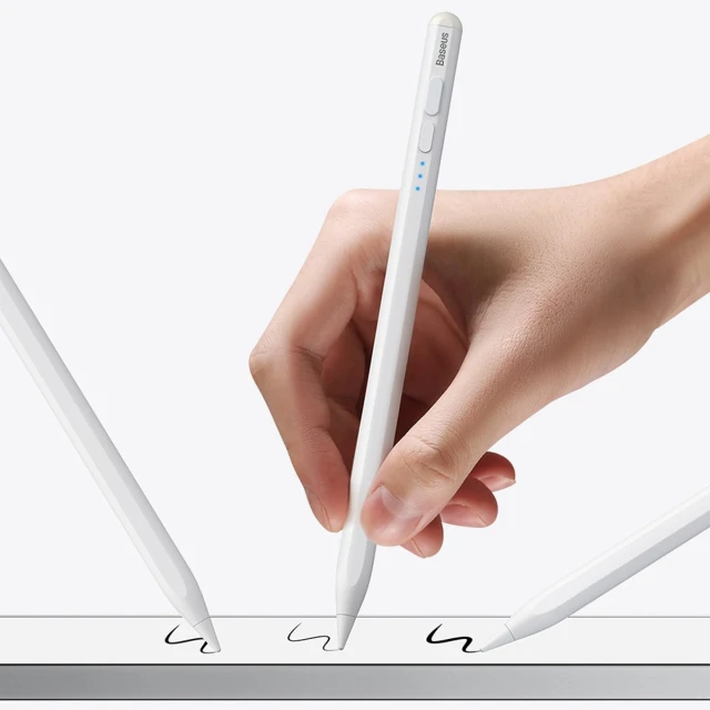 Стилус Baseus Smooth Writing 2 with LED Indicators Active для iPad White (SXBC060402)