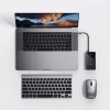 USB-C хаб Baseus PioneerJoy 4xUSB-A 3.0 сірий (6932172625955)