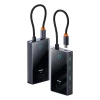 USB-C хаб Baseus PioneerJoy 4xUSB-A 3.0 сірий (6932172625955)