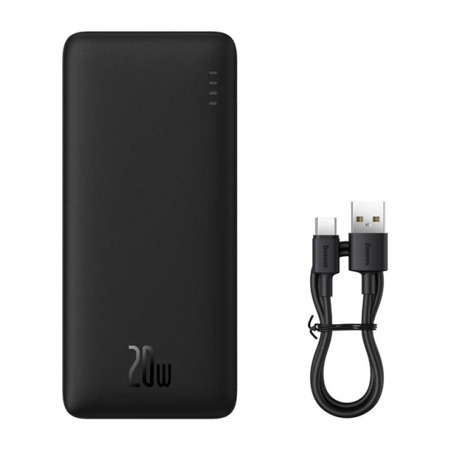 Портативний зарядний пристрій Baseus Airpow 20W 10000mAh Black (PPQD090001)
