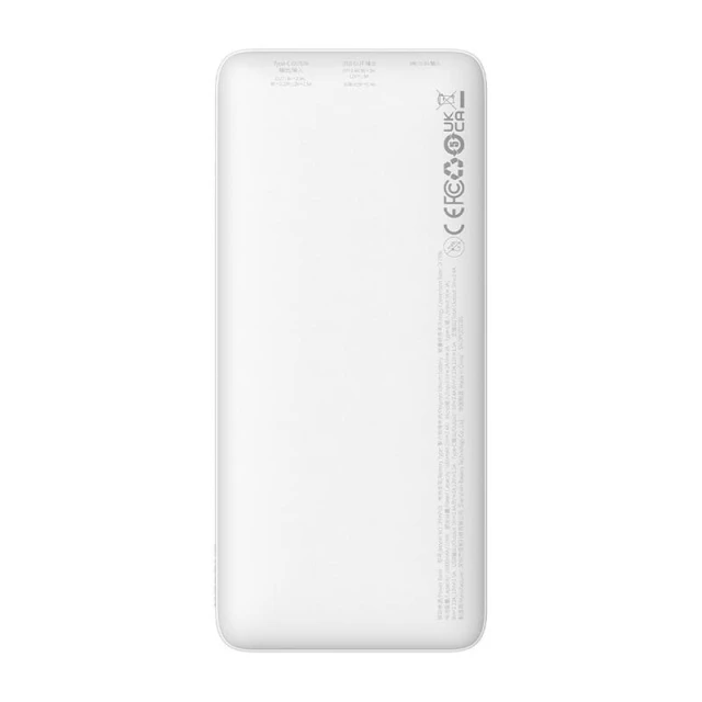Портативний зарядний пристрій Baseus Airpow 20W 10000mAh White (PPQD090002)