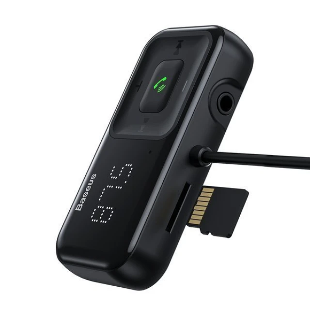 Автомобільний зарядний пристрій Baseus S-16 Car Bluetooth MP3 Player Black (CCMT000201)