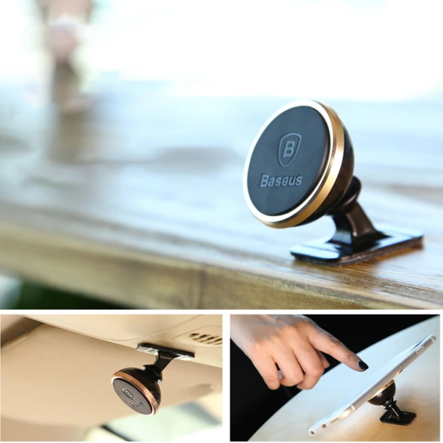 Автотримач Baseus Magnetic Phone Mount Holder 360 Silver (SUCX140012)