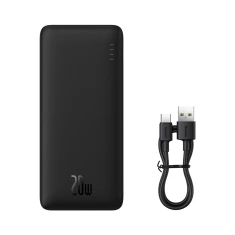 Powerbank Baseus Airpow Fast Charge 20W 30000mAh з кабелем USB-C - USB-C 30cm Black (6932172627942)