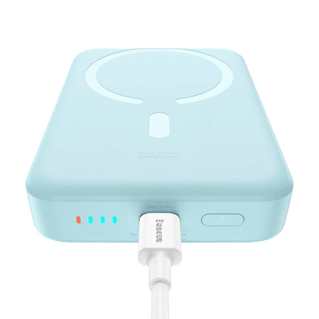 Портативний зарядний пристрій Baseus Magnetic Mini 10000 mAh 30W Blue with MagSafe (PPCX110203)