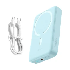 Портативное зарядное устройство Baseus Magnetic Mini 10000 mAh 30W Blue with MagSafe (PPCX110203)
