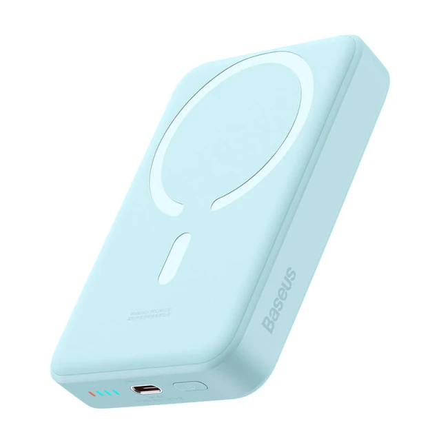 Портативний зарядний пристрій Baseus Magnetic Mini 10000 mAh 30W Blue with MagSafe (PPCX110203)