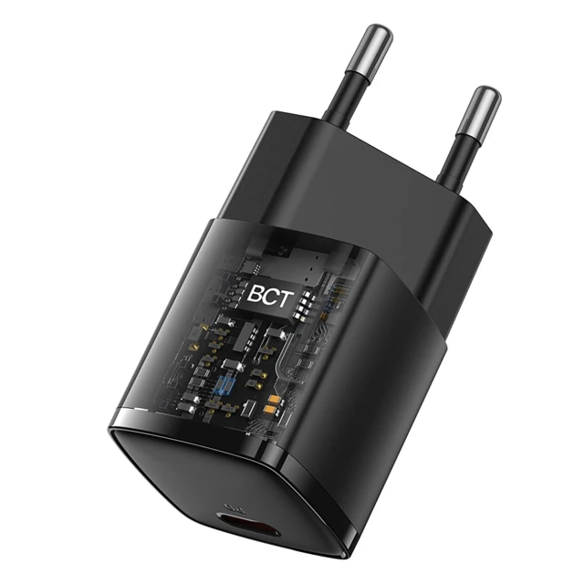 Мережевий зарядний пристрій Baseus Cube Pro 30W USB-C чорний (6932172628666)