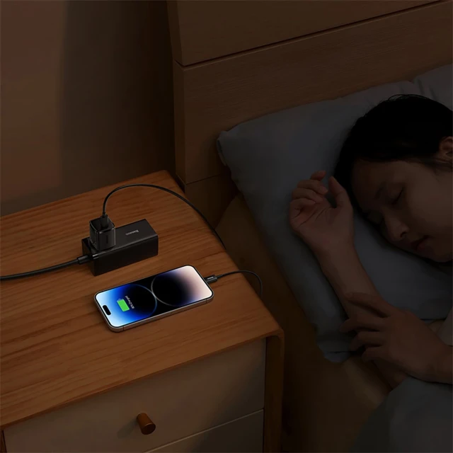 Мережевий зарядний пристрій Baseus Cube Pro 30W USB-C чорний (6932172628666)