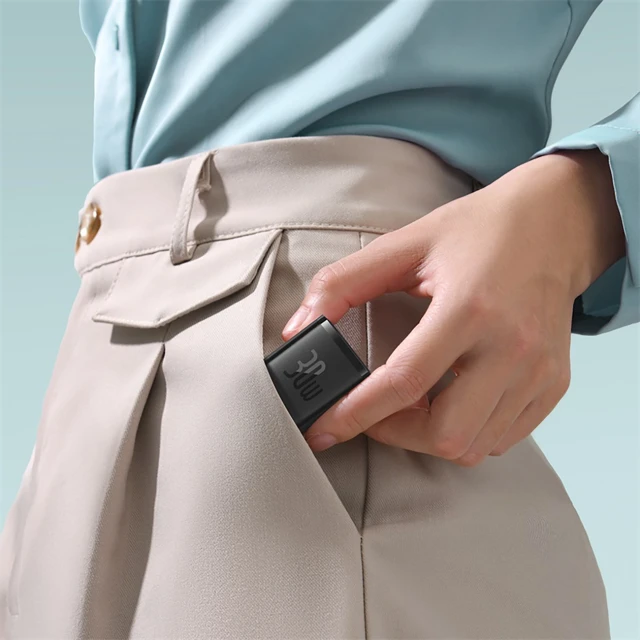 Мережевий зарядний пристрій Baseus Cube Pro 30W USB-C чорний (6932172628666)