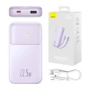 Портативний зарядний пристрій Baseus Comet with Built-In Lightning | USB-C Cable (USB-A to USB-C Cable) 10000 mAh 22.5W Purple (PPMD020005)