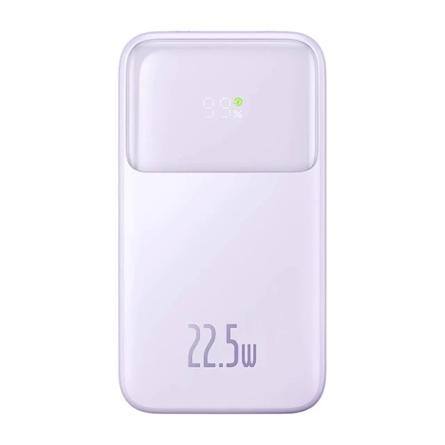 Портативний зарядний пристрій Baseus Comet with Built-In Lightning | USB-C Cable (USB-A to USB-C Cable) 10000 mAh 22.5W Purple (PPMD020005)