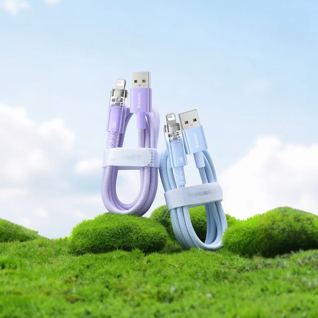 Кабель Baseus Explorer Series USB-A to Lightning 2.4A 2m White (CATS010102)