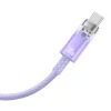Кабель Baseus Explorer FC USB-A to USB-C 6A 1m Purple (CATS010405)